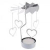 Romantic Candle Holders Revolving Door Windmill Rotation