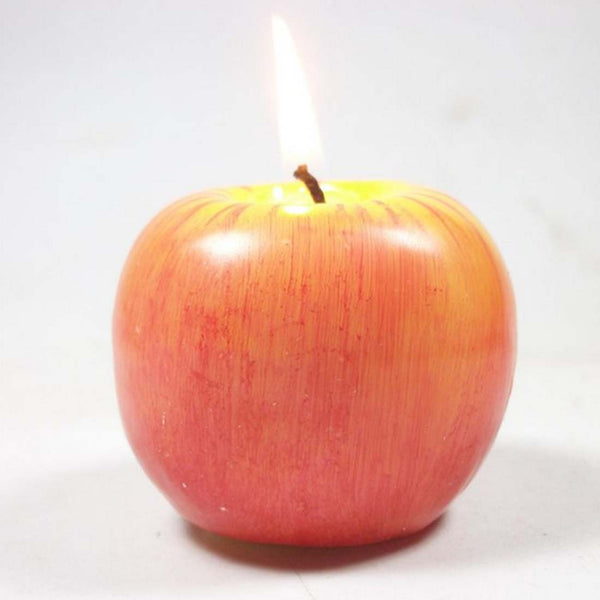 Christmas Red Apple Shape Fruit Scented Candle