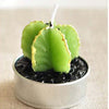 Artificial Green Plants Candle Decoration Cactus Candles